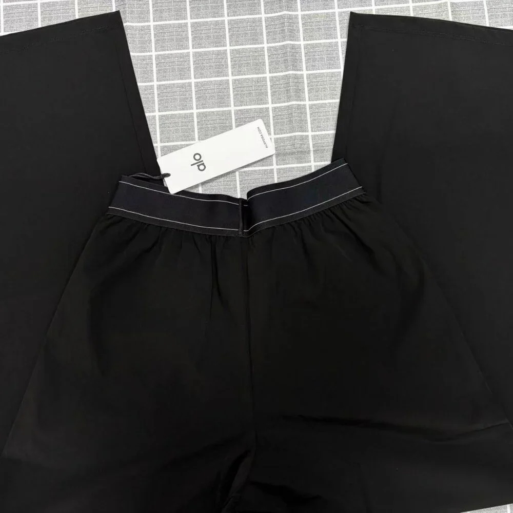 Brand new ALO Yoga Women's Black Suit Up Trouser (Regular)✈🖤